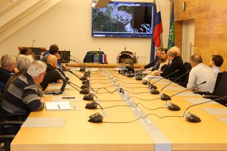 Seja odbora KS Rakek predstavitev trase obvoznice 11 Foto Ljubo Vukelič